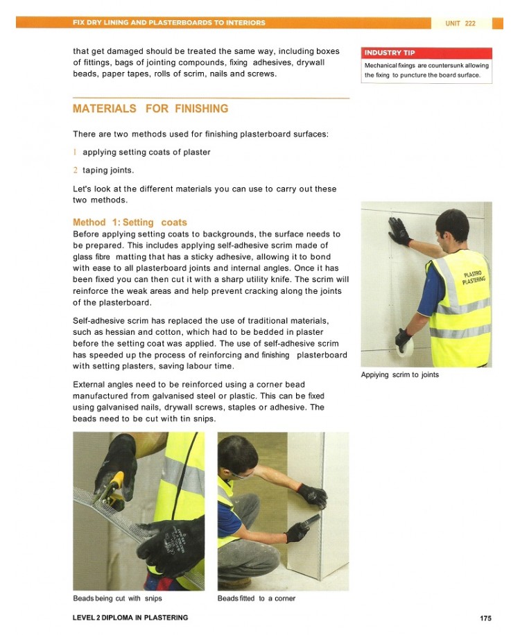 The City and Guilds Level 2 Diploma in Plastering (PDF)