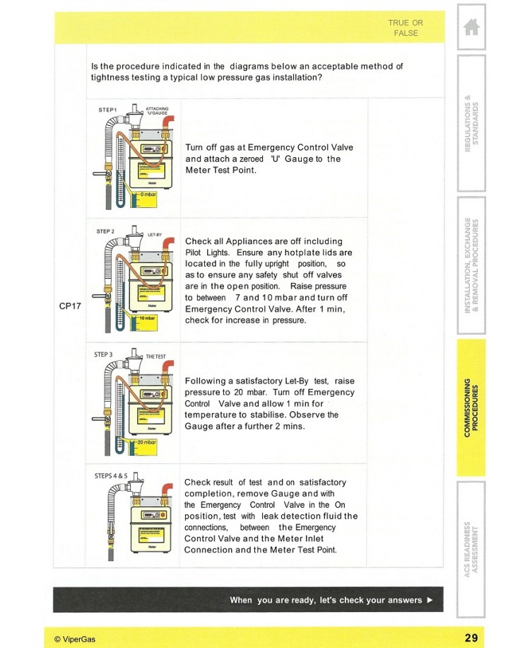 ViperGas Domestic Low Pressure Gas Meters. Self Study Workbook for MET1-MET2 (PDF)