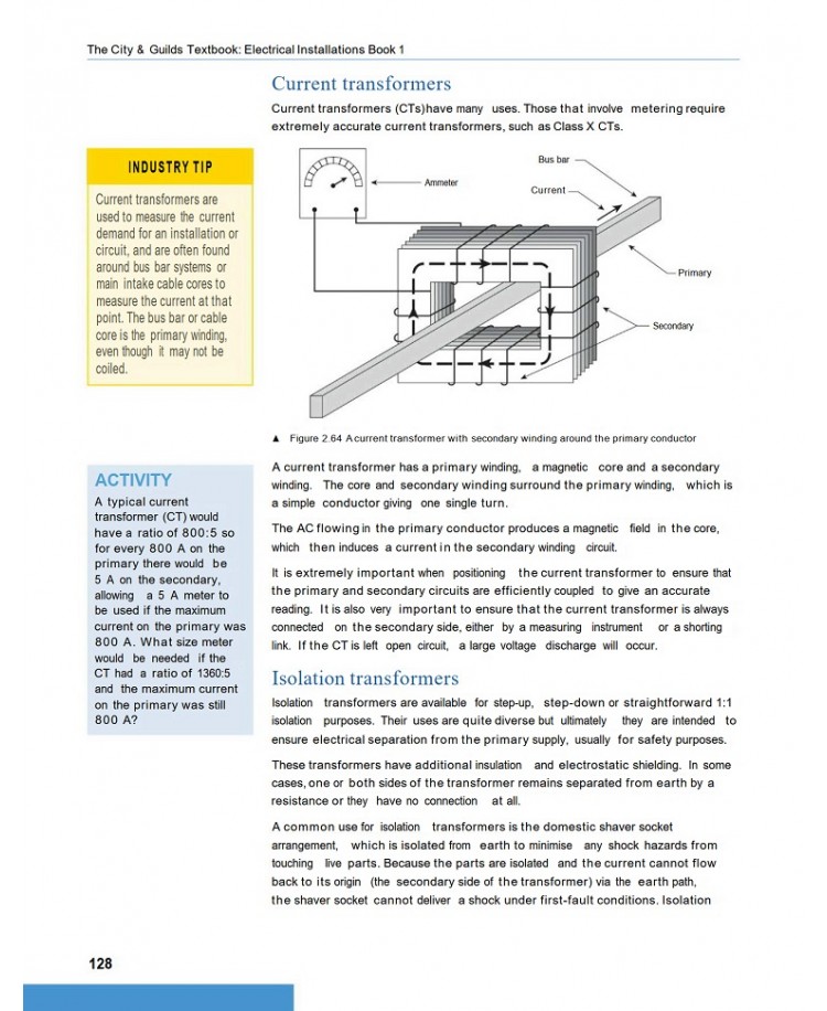 The City & Guilds Book 1 Electrical Installations for Level 2, 3 and T Level Edition 2022 (PDF)